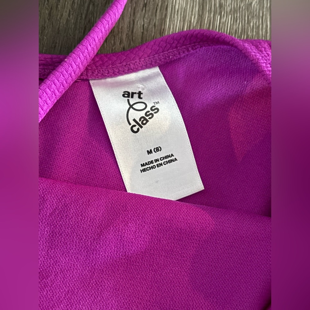 Swimsuit Girls Sz 8 Target Art Class Magenta Kids One Piece Purpleish - Picture 4 of 7